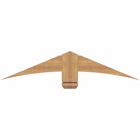 Ekena Millwork Bellingham Timber Gable Bracket, Western Red Cedar, 48"W x 10"H x 1 1/2"D x 5 1/2"F, 5/12 Pitch GBW048X10X0206BEL00SWR